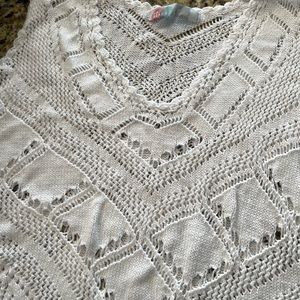 Free People Beach crochet swim coverup